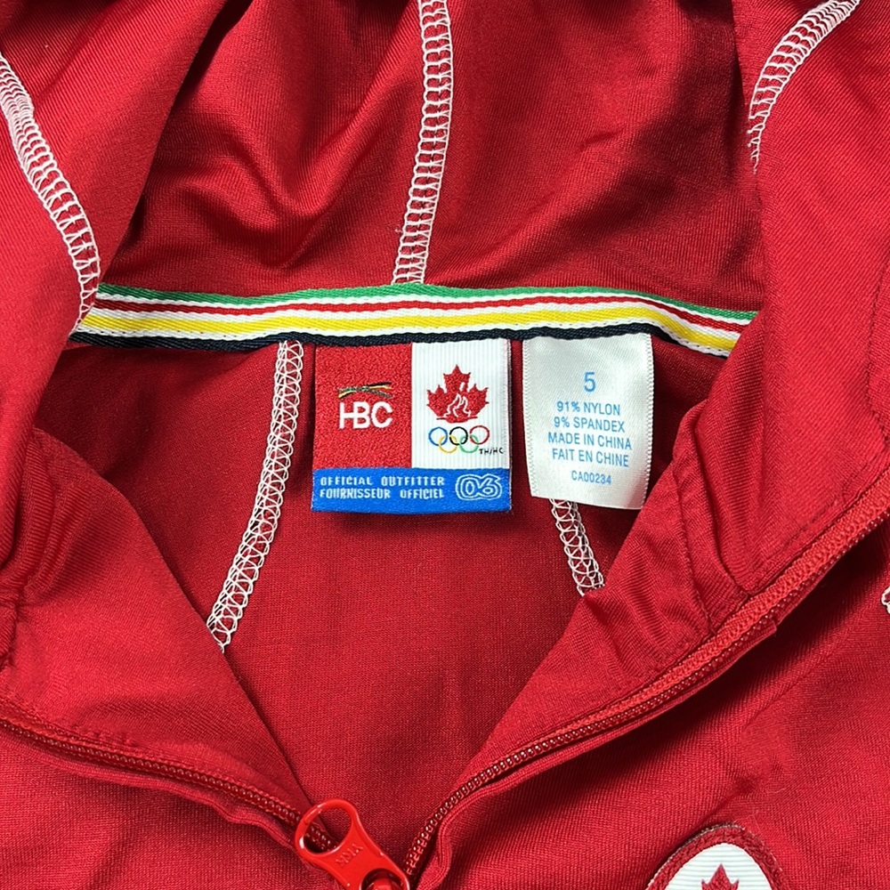 Size 5 2006 HBC Official Olympic Hoodie - Picture 2 of 3